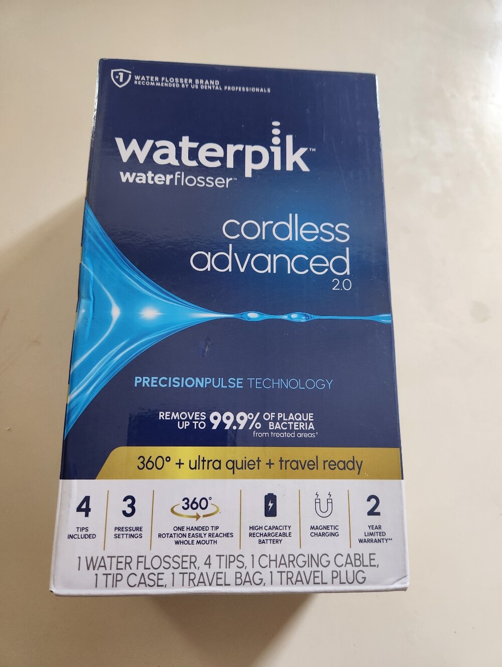 Waterpik Cordless Advanced 2.0 Water Flosser